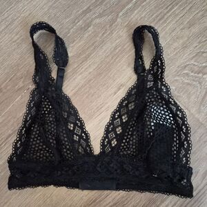& Other Stories PARIS Black Lace Bralette 32B